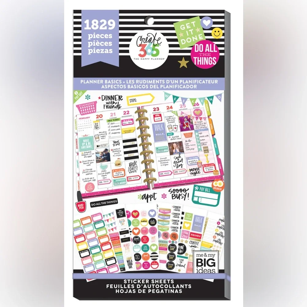 The Happy Planner “Planner Basics” Sticker Book
